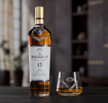 THE MACALLAN 15YO DUBLE CASK SINGLE MALT WHISKY 0,7L + KARTON