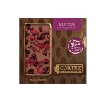 CORTEZ STEVIA - CZEKOLADA MLECZNA + CZARNA PORZECZKA 85G 