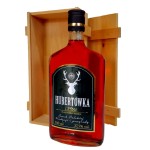 HUBERTÓWKA LEŚNA WÓDKA 0,5L + ZASUWANA SKRZYNKA