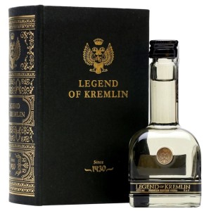 LEGEND OF KREMLIN VODKA 0,05L + KSIĄŻKA