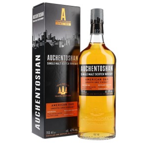 AUCHENTOSHAN AMERICAN OAK SINGLE MALT WHISKY 0,7L + KARTONIK