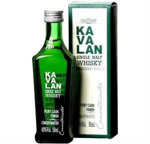 KAVALAN CONCERTMASTER PORT CASK FINISH SINGLE MALT WHISKY 0,05L
