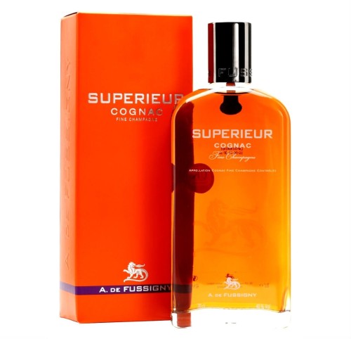 A.DE FUSSIGNY SUPERIEUR VSOP COGNAC 0,7L + KARTON