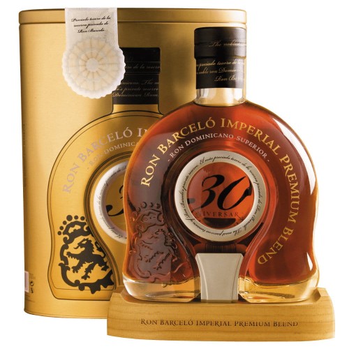 RUM RON BARCELO IMPERIAL PREMIUM BLEND 0,7L + PUSZKA