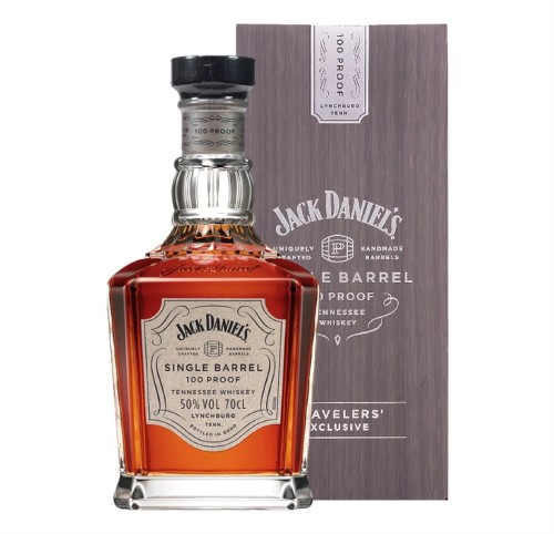 JACK DANIEL'S SINGLE BARREL 100 PROOF TRAVELERS' EXCLUSIVE 0,7L + KARTONIK