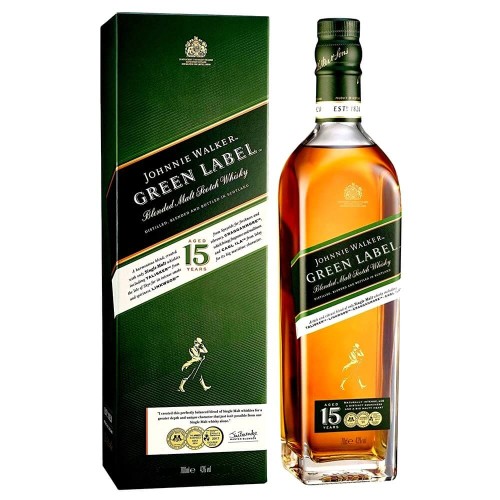 JOHNNIE WALKER GREEN LABEL 0,7L + KARTON