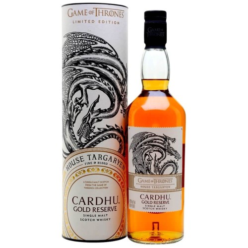 GRA O TRON 'HOUSE TARGARYEN' - CARDHU GOLD RESERVE 0,7L + TUBA