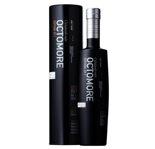 BRUICHLADDICH OCTOMORE 5YO 07.1_208 WHISKY 0,7L + TUBA