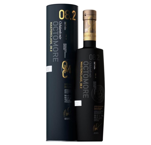 BRUICHLADDICH OCTOMORE 8YO 08.2 MASTERCLASS WHISKY 0,7L + TUBA