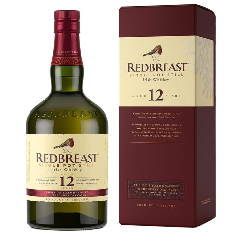 REDBREAST 12YO SINGLE POT STILL IRISH WHISKEY 0,7L + KARTONIK