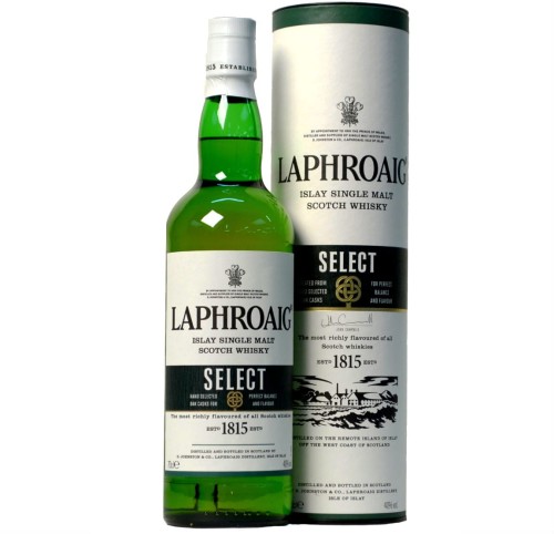 LAPHROAIG SELECT WHISKY 0,7L + PUSZKA