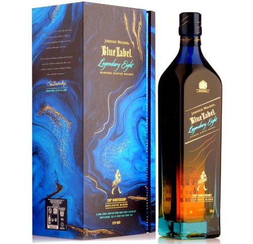 JOHNNIE WALKER  BLUE LABEL LEGENDARY EIGHT 200TH ANNIVERSARY WHISKY 0,7L + OPAKOWANIE