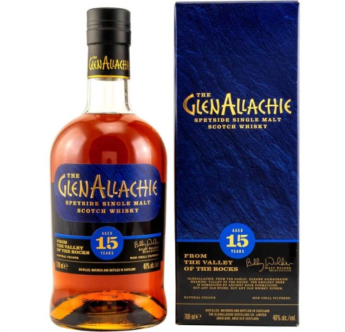 THE GLENALLACHIE 15YO SINGLE MALT WHISKY 0,7L + OPAKOWANIE