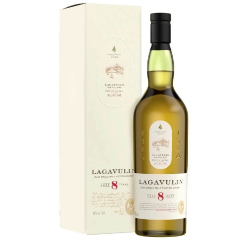 LAGAVULIN 8YO SINGLE MALT WHISKY + KARTON