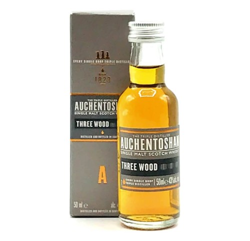 AUCHENTOSHAN THREEWOOD SINGLE MALT WHISKEY 0,05L + OPAKOWANIE