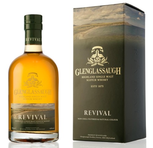 GLENGLASSAUGH REVIVAL SINGLE MALT WHISKY 0,7L + OPAKOWANIE