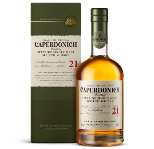 CAPERDONICH 21YO SMALL BATCH RELEASE SINGLE MALT WHISKY 0,7L + OPAKOWANIE