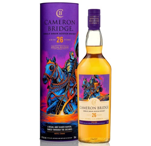 SPECIAL RELEASES 2022 CAMERON BRIDGE 26YO KNIGHT'S GOLDEN TRIUMPH SINGLE GRAIN WHISKY 0,7L + OPAKOWANIE