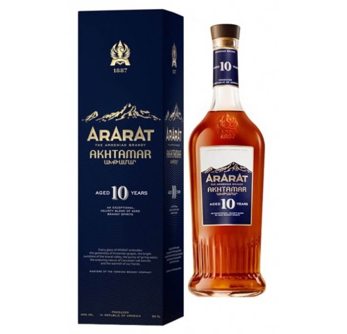 BRANDY ARARAT 10YO AKHTAMAR 0,7L + KARTON