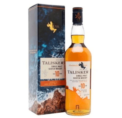 TALISKER 10YO SINGLE MALT WHISKY 0,7l + KARTONIK