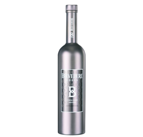 BELVEDERE VODKA CHROME BESPOKE 1,75L - PODŚWIETLANA BUTELKA