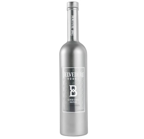 BELVEDERE CHROME BESPOKE VODKA 1,75L POŚWIETLANA + PERSONALIZACJA