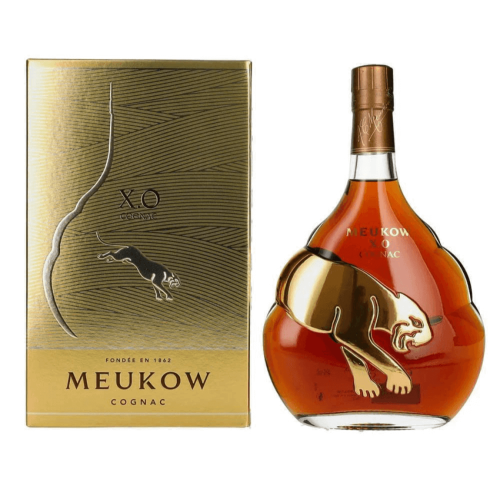 MEUKOW XO GOLD PANTHER COGNAC 0,7L + KARTONIK