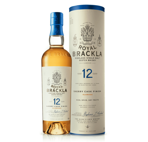 ROYAL BRACKLA 12YO SINGLE MALT WHISKY 0,7L + TUBA