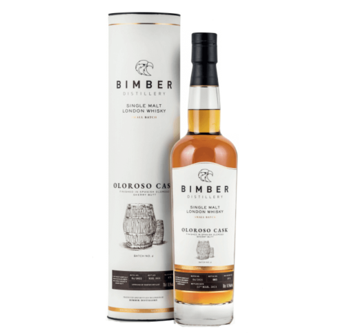 BIMBER DISTILLERY LONDON OLOROSO BATCH 4 SINGLE MALT WHISKY 0,7L + TUBA
