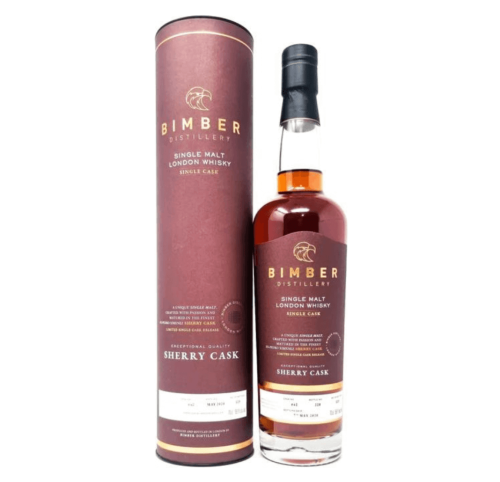BIMBER DISTILLERY LONDON SHERRY SINGLE CASK SINGLE MALT WHISKY 0,7L + TUBA