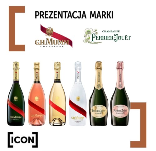DEGUSTACJA SZAMPANÓW MUMM i PERRIER JOUET
