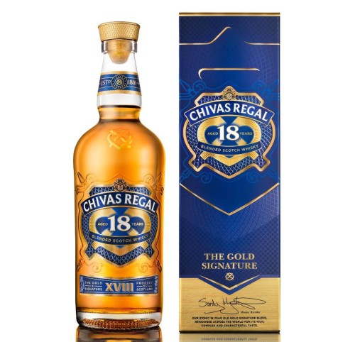 CHIVAS REGAL 18YO WHISKY 0,7L + KARTON
