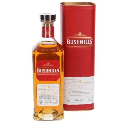 BUSHMILLS 14YO MALAGA SINGLE MALT WHISKEY + OPAKOWANIE