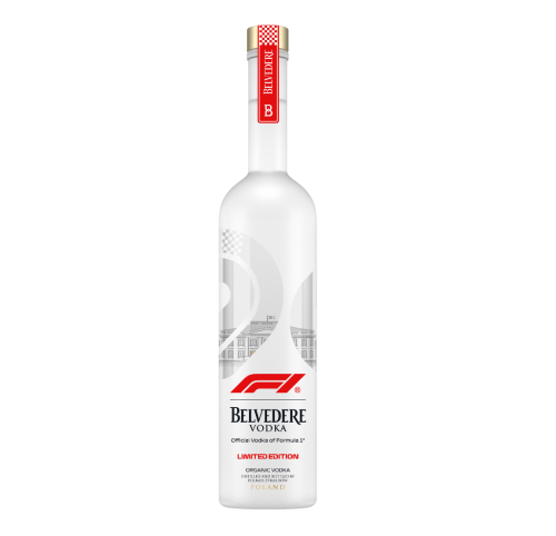 BELVEDERE ORGANIC VODKA F1 LIMITED EDITION 0,7L POLSKA WÓDKA STWORZONA ZE WSPÓŁPRACY Z FORMUŁĄ 1