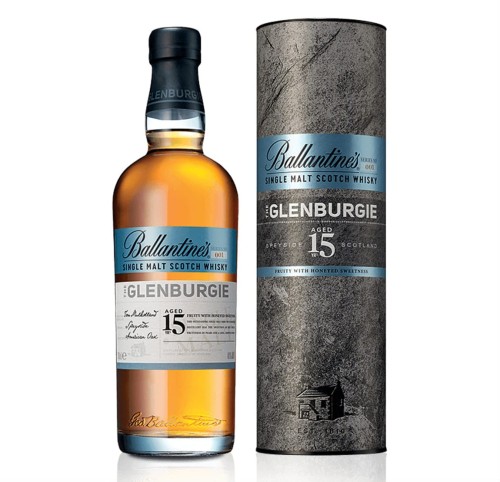BALLANTINE’S THE GLENBURGIE 15YO WHISKY 0,7L + TUBA