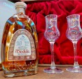 MIODULA PREZYDENCKA WÓDKA 0,5L - 2 KIELISZKI + SKRZYNKA