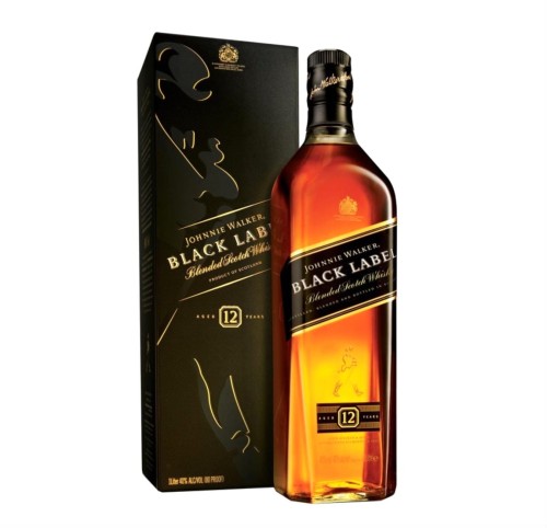 JOHNNIE WALKER BLACK LABEL 0,7L + KARTONIK