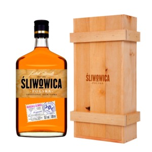 ŚLIWOWICA POLSKA 0,5L + ZASUWANA SKRZYNIA 