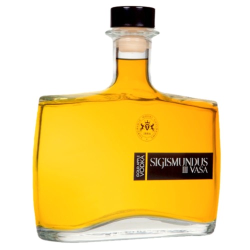 WÓDKA TORUŃSKA - SIGISMUNDUS III VASA 0,7L + DREWNIANA SKRZYNIA