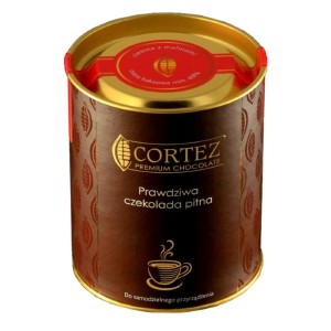 CORTEZ - CZEKOLADA PITNA CIEMNA Z MALINAMI 200G