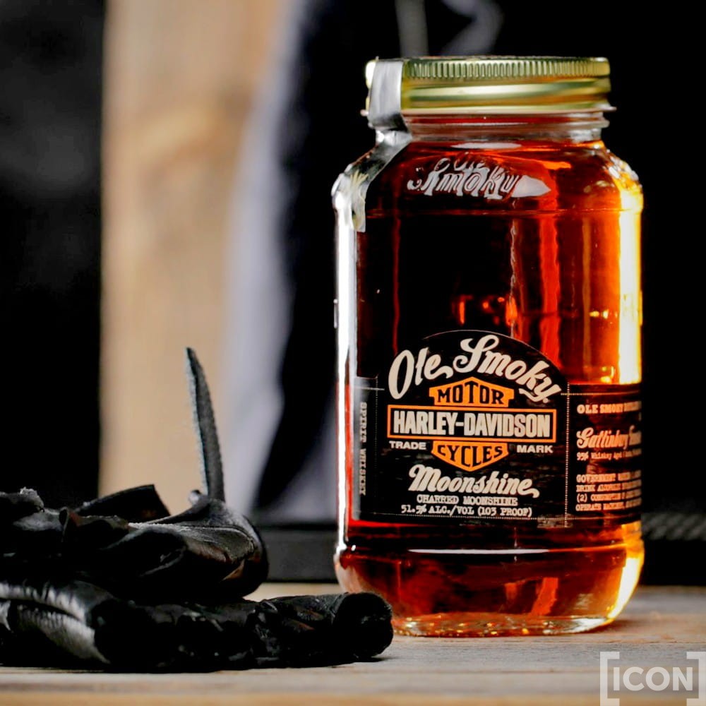 OLE SMOKY MOONSHINE HARLEY DAVIDSON BOURBON 0,7L iconselection.pl