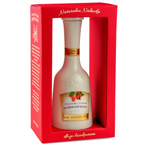 NATURALNA NALEWKA NA OWOCACH MALINY 0,5L