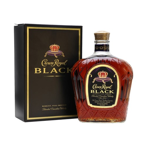 CROWN ROYAL BLACK WHISKY 1,0L + KARTONIK