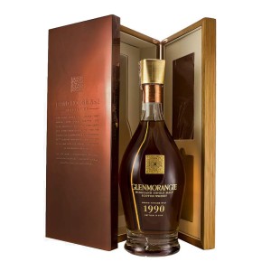 GLENMORANGIE GRAND VINTAGE MALT 1990 SINGLE MALT WHISKY 0,7L + SKRZYNKA 