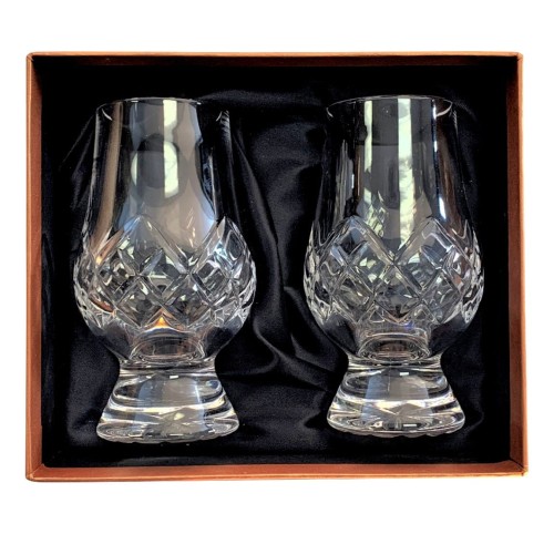GLENCAIRN GLASS KOMPLET - 2 KIELISZKI CUT + PUDEŁKO