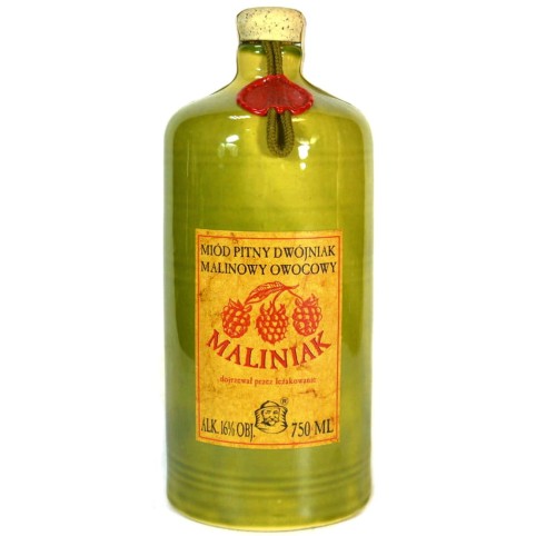 MIÓD PITNY JAROS DWÓJNIAK MALINIAK 0,75L - KAMIONKA