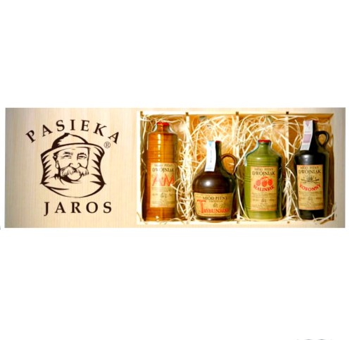 MIÓD PITNY JAROS ZESTAW 4 x 100ML - KAMIONKA