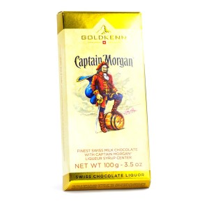 GOLDKENN CZEKOLADA Z RUMEM CAPTAIN MORGAN 100G