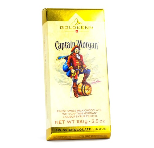 GOLDKENN CZEKOLADA Z RUMEM CAPTAIN MORGAN 100G