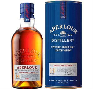 ABERLOUR 14YO DOUBLE CASK MATURED SINGLE MALT WHISKY 0,7L + TUBA
